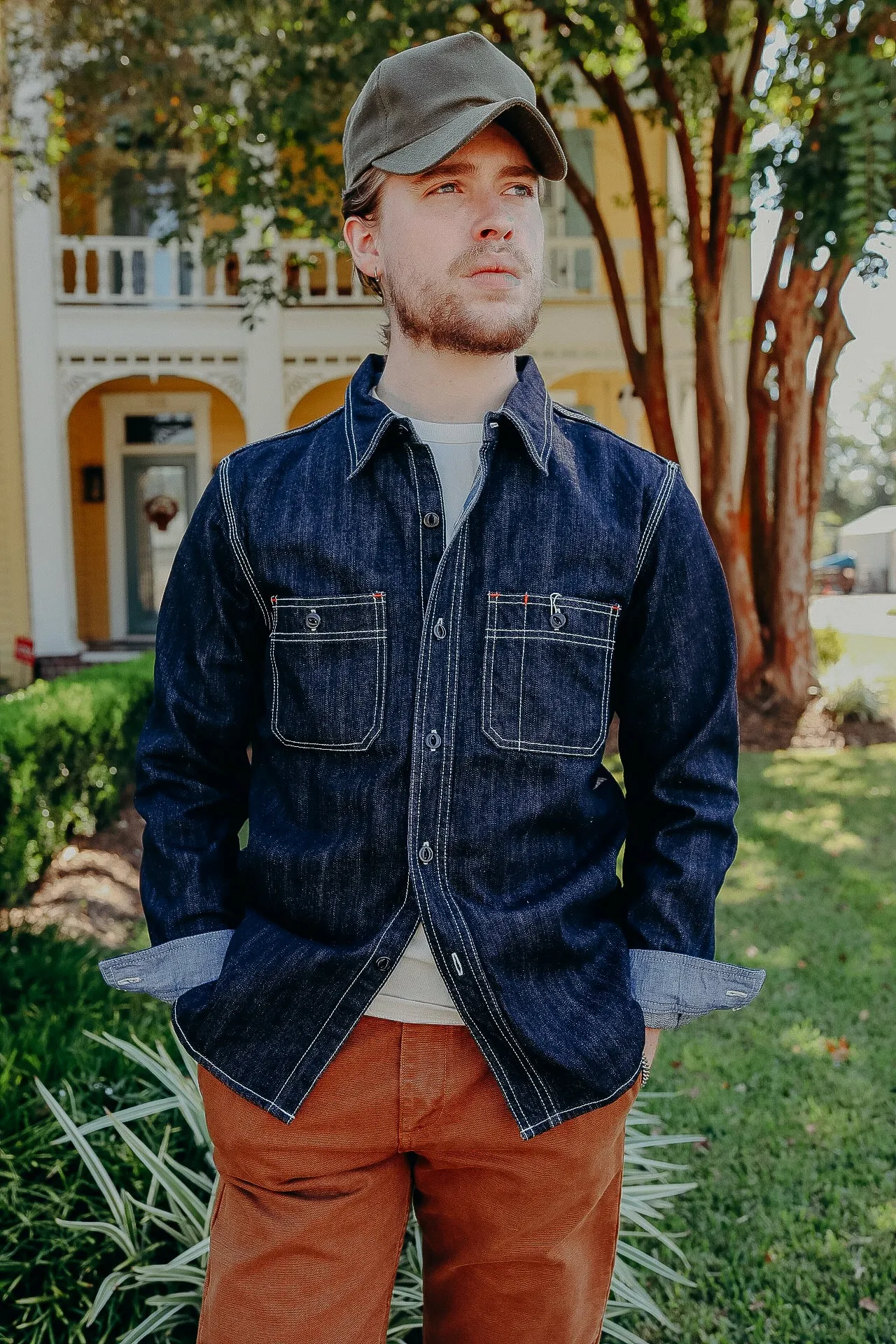 10oz Denim Work Shirt FN-SDK-301L