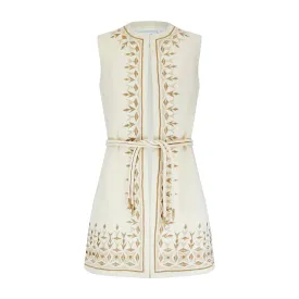1970s Diorling by Christian Dior Embroidered Wool Tunic