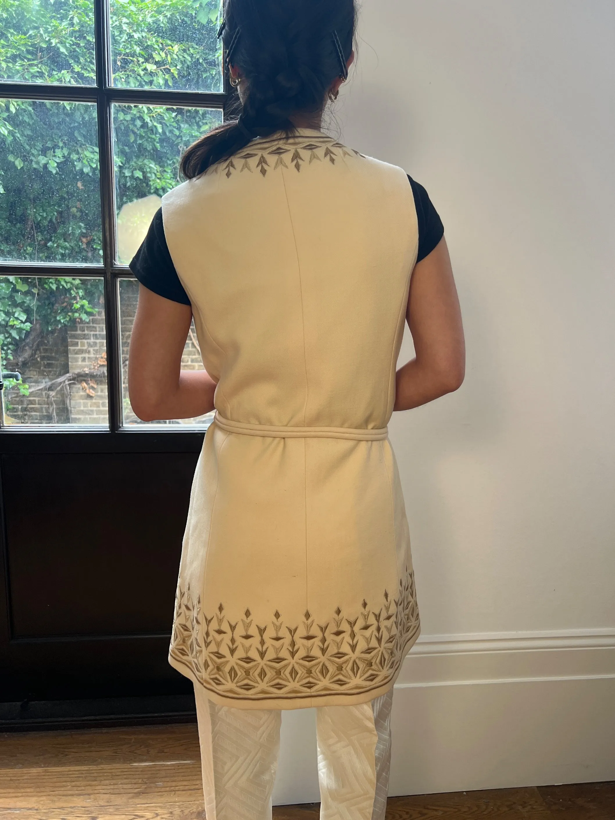 ARCHIVE - 1970s Diorling by Christian Dior Embroidered Wool Tunic