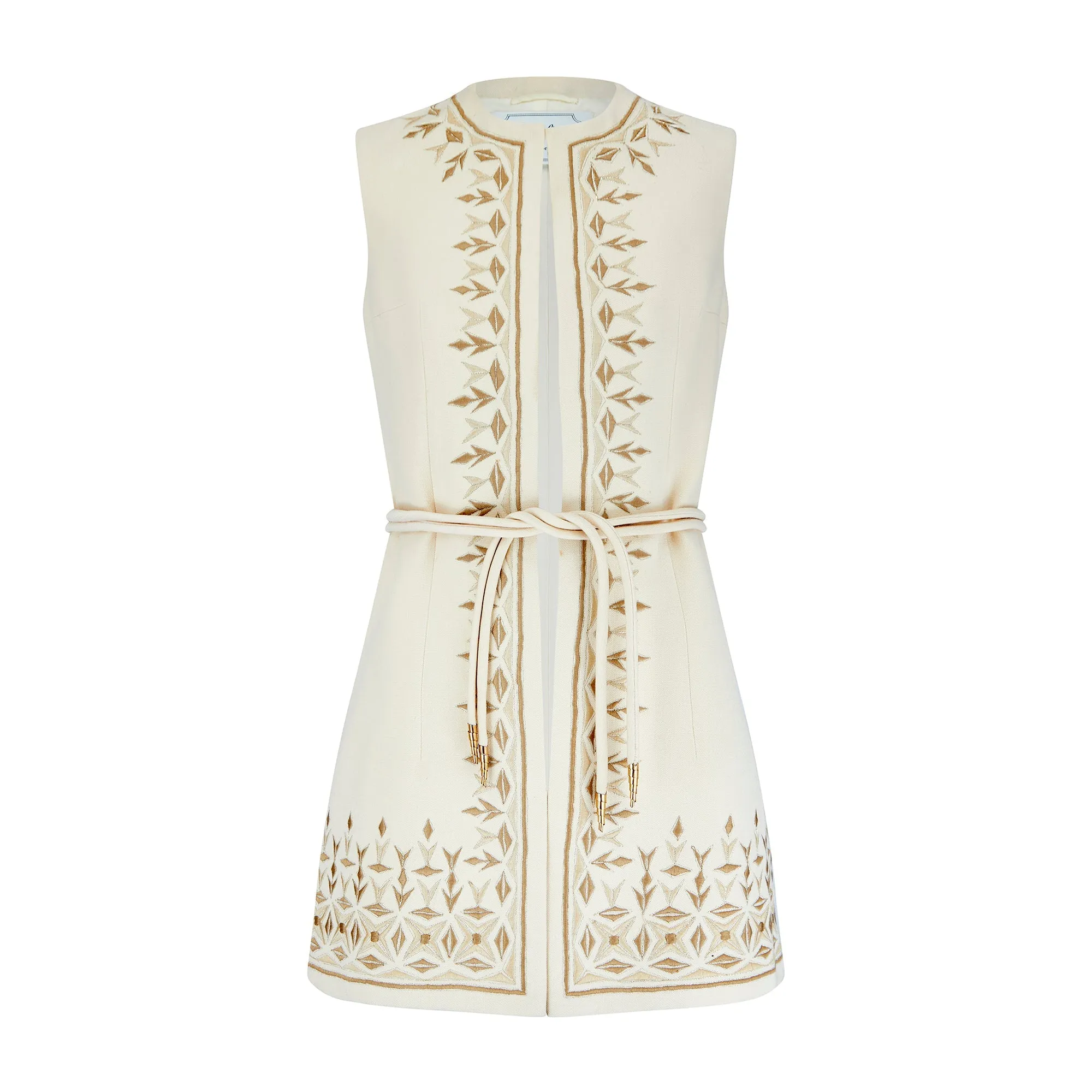 ARCHIVE - 1970s Diorling by Christian Dior Embroidered Wool Tunic