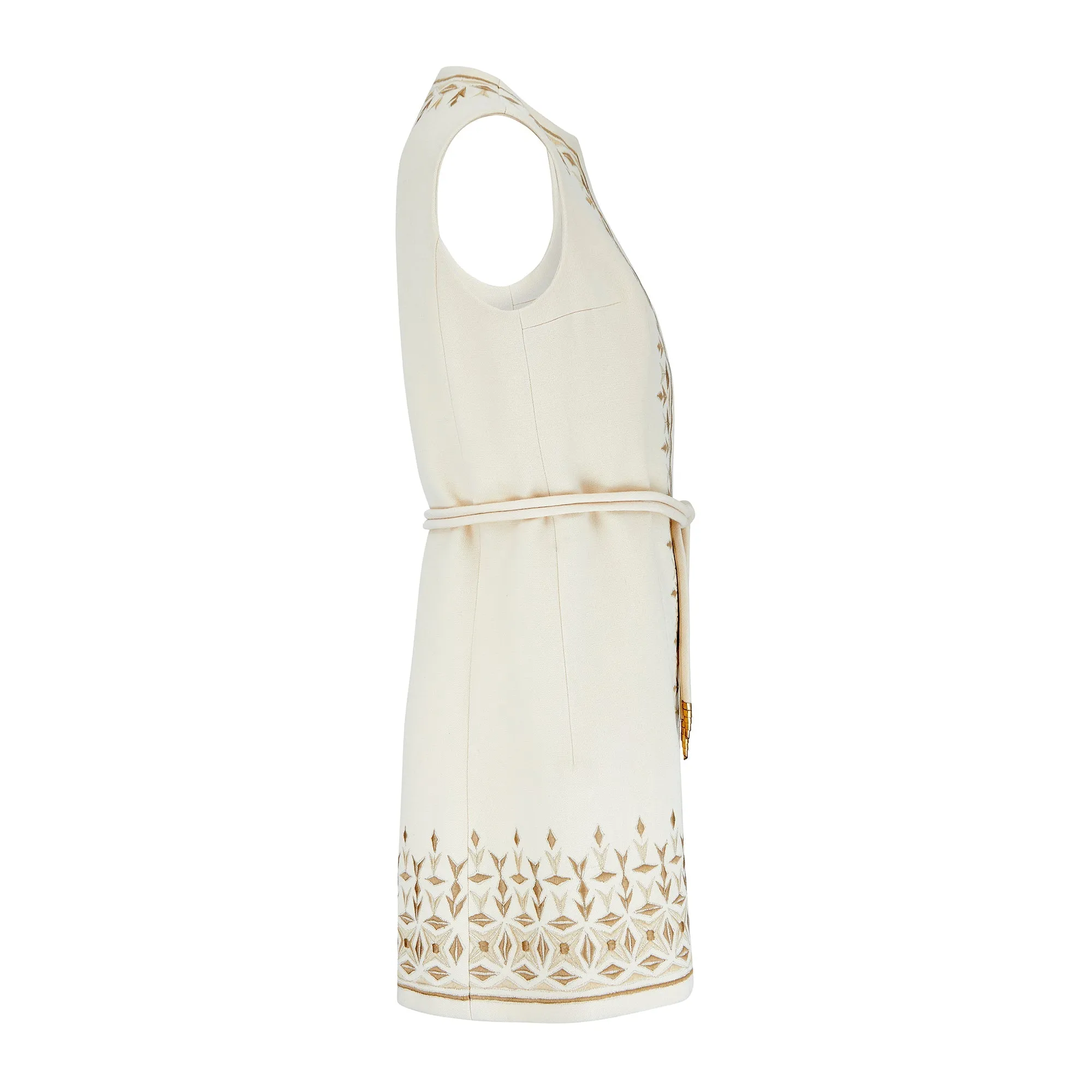 ARCHIVE - 1970s Diorling by Christian Dior Embroidered Wool Tunic