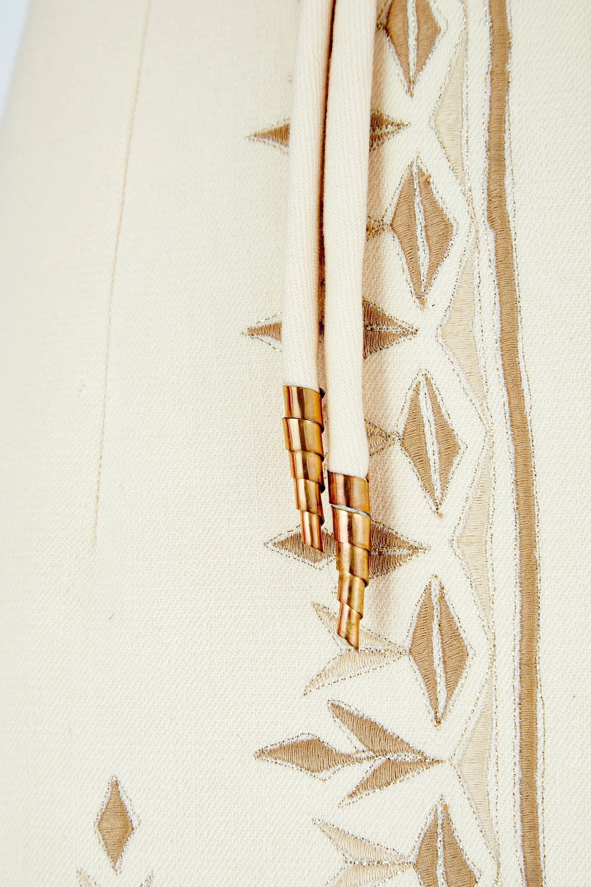 ARCHIVE - 1970s Diorling by Christian Dior Embroidered Wool Tunic