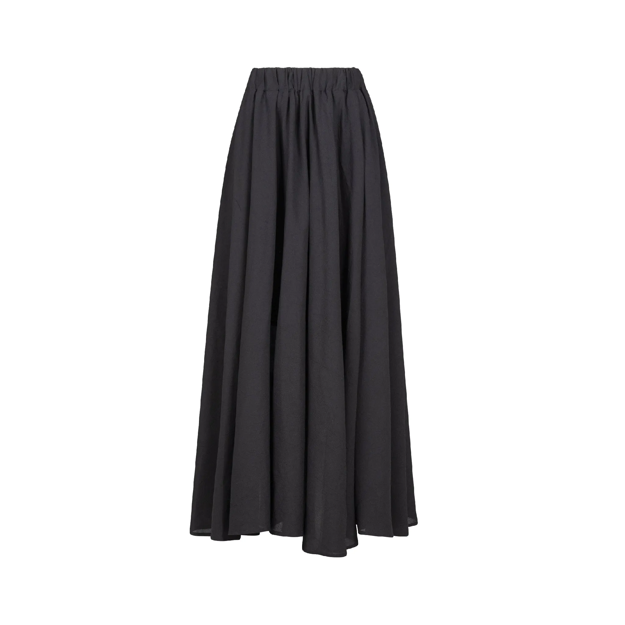 Astrid  Women's Elegant Woven Skirt  Black