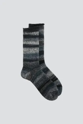 Black Fluffy Socks