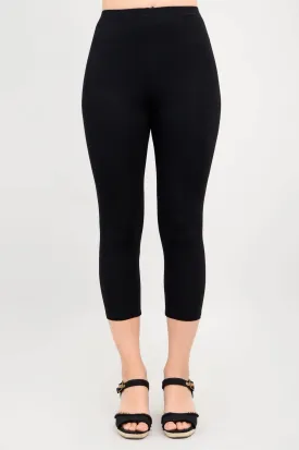 Blue Sky Ruby Capri, Black, Bamboo
