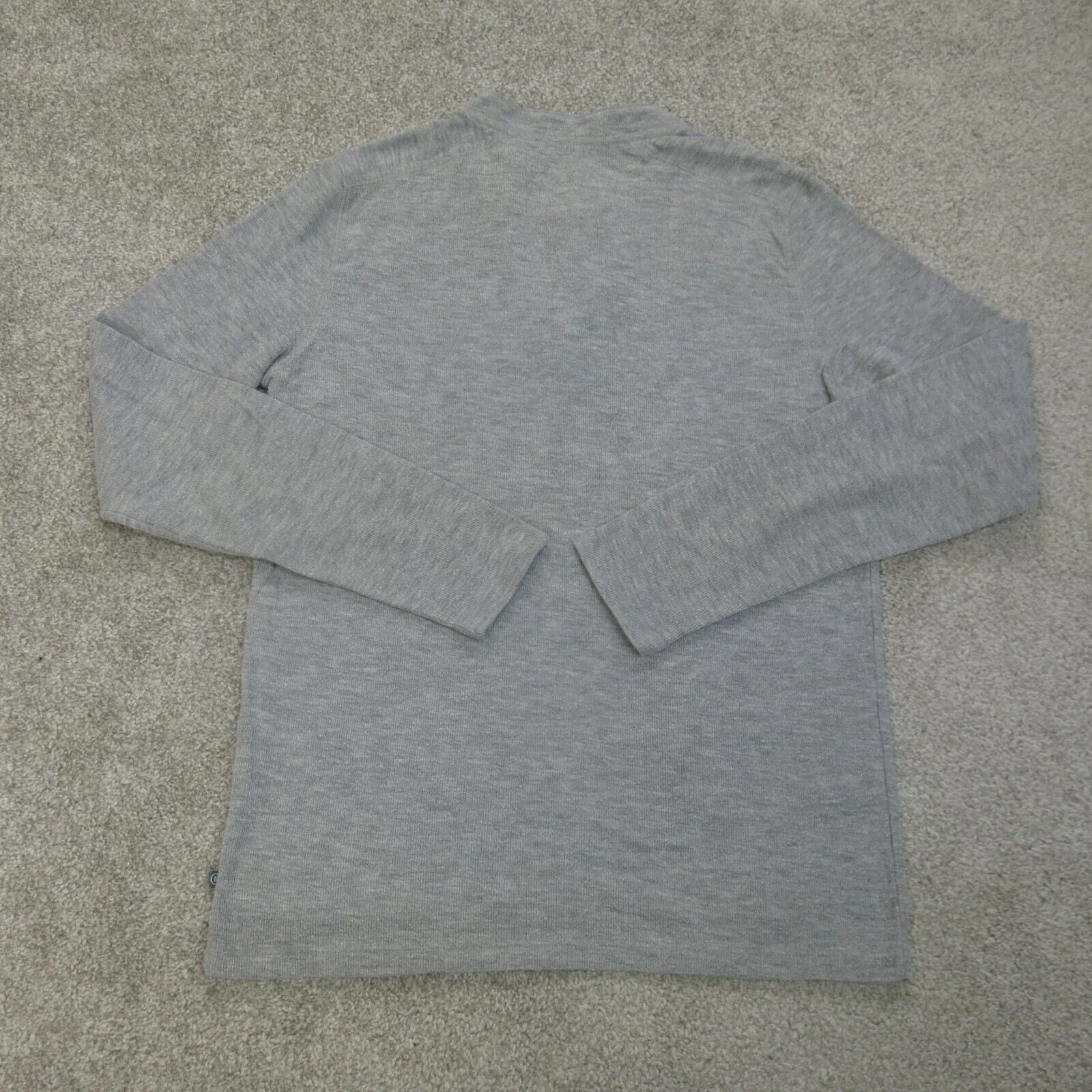 Bonobos Shirt Womens X Small Gray Long Sleeve Cotton Casual Outdoors Henley Tee