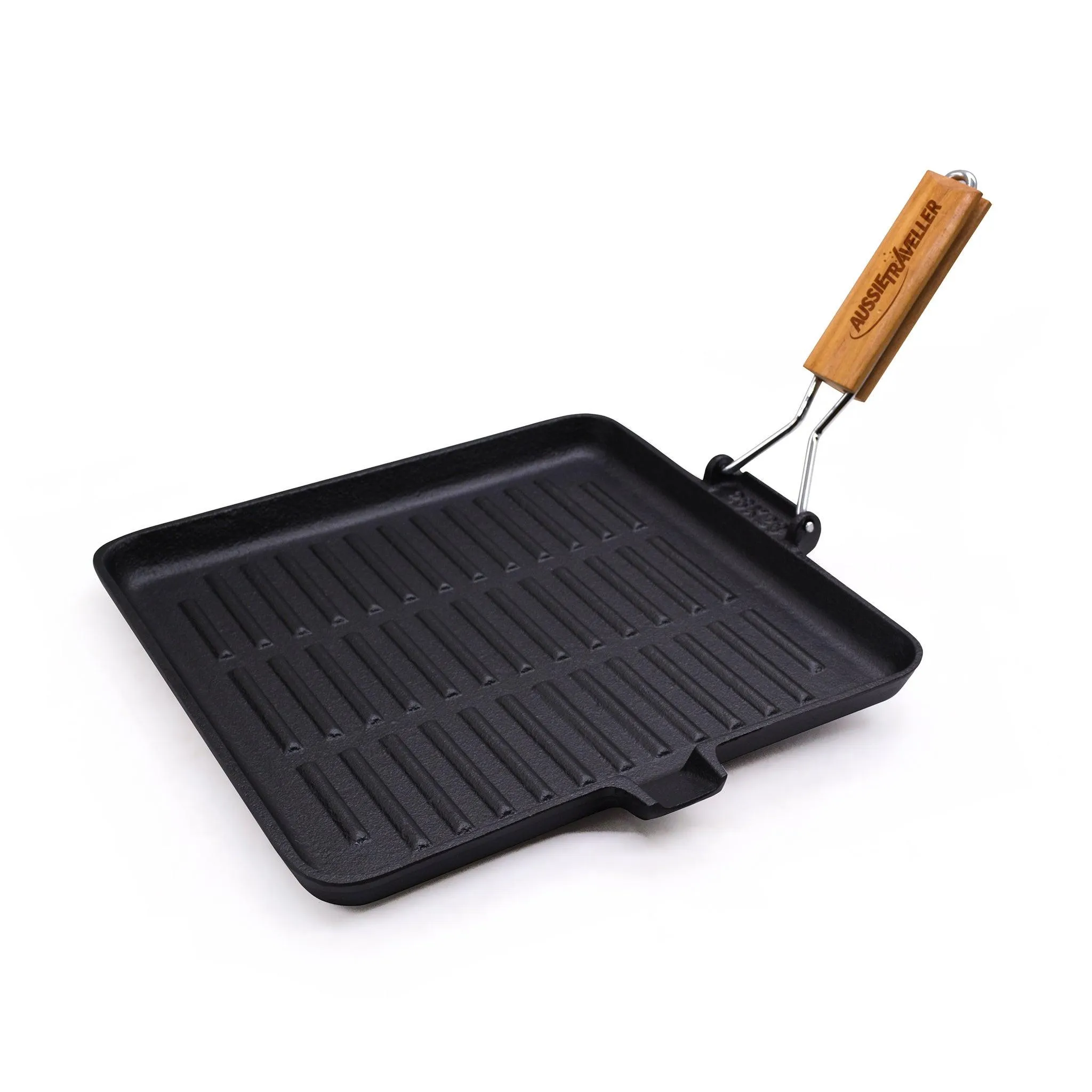 Cast Iron Square Frypan - 24cm