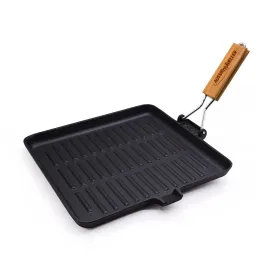 Cast Iron Square Frypan - 24cm