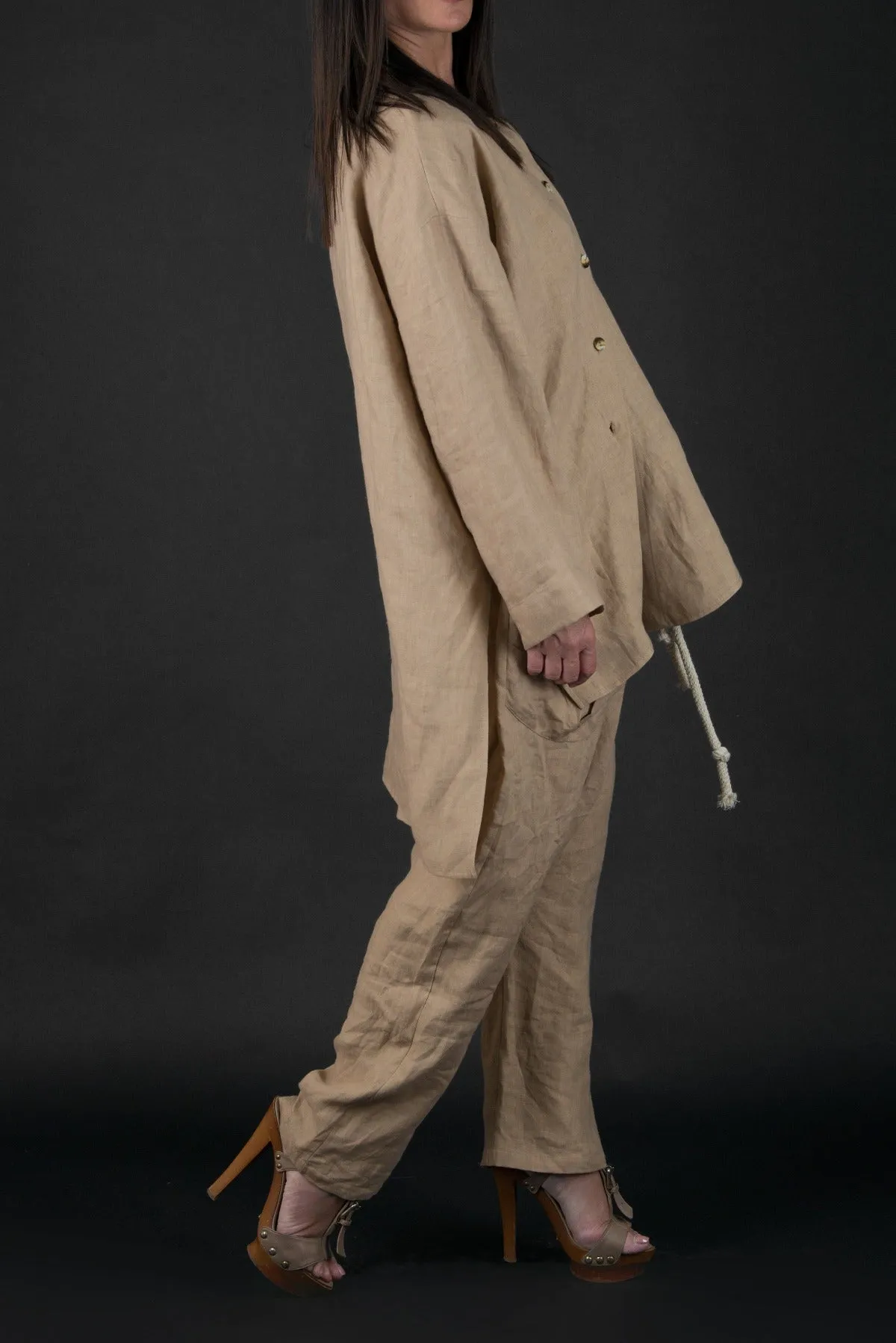 CLARA Loose Linen Tunic