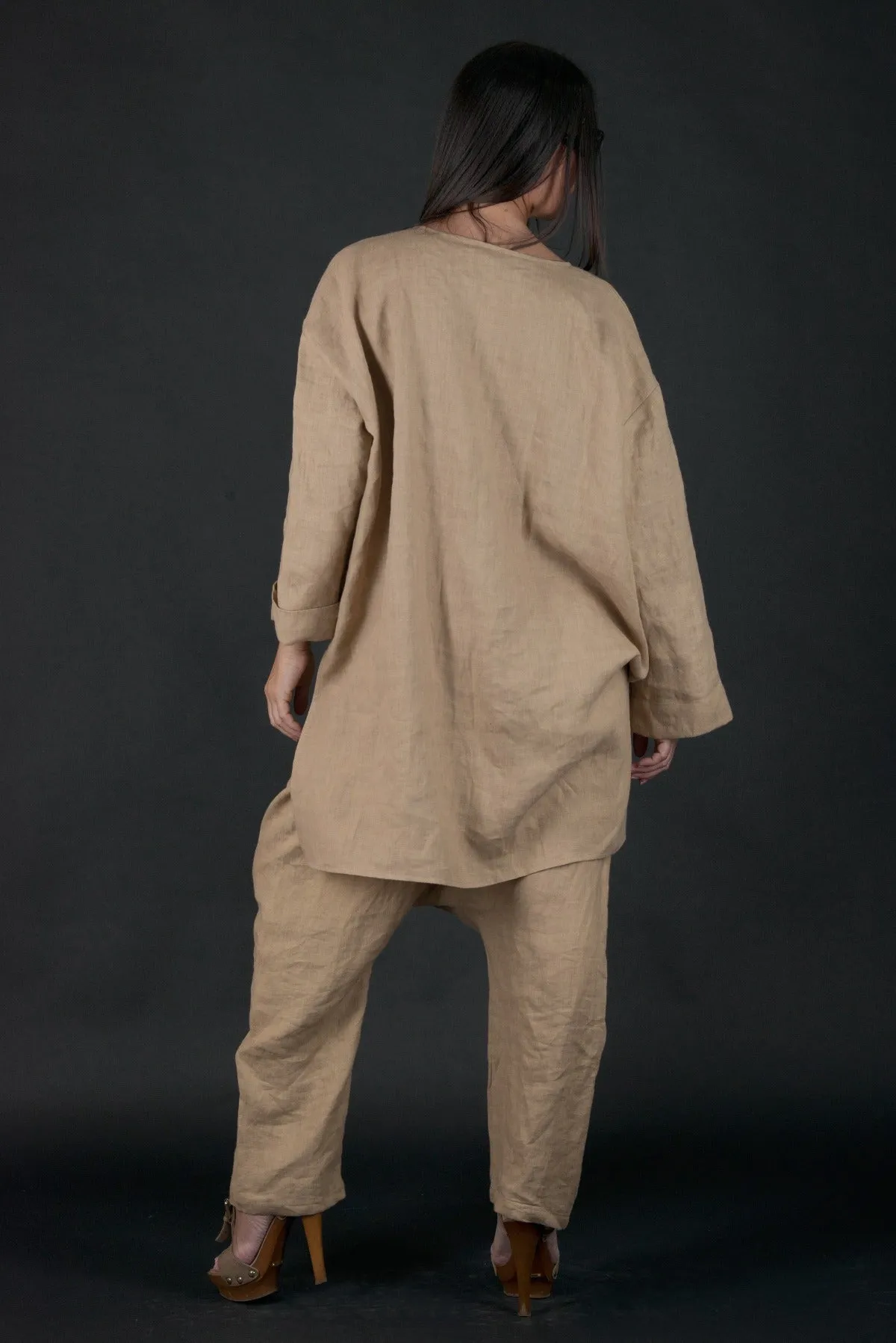 CLARA Loose Linen Tunic