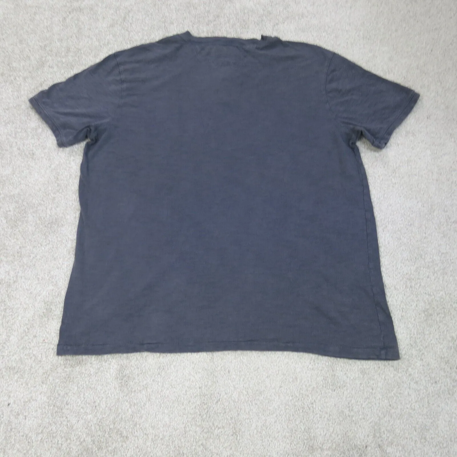 Converse All Star Shirt Mens Gray XL Henley Neck Tee Short Sleeve Pocket Outdoor