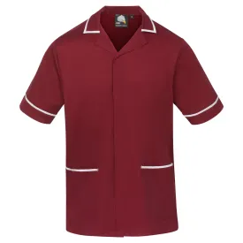 Darwin Male Tunic | Maroon - White