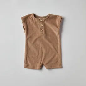 Dillon Romper in Brown