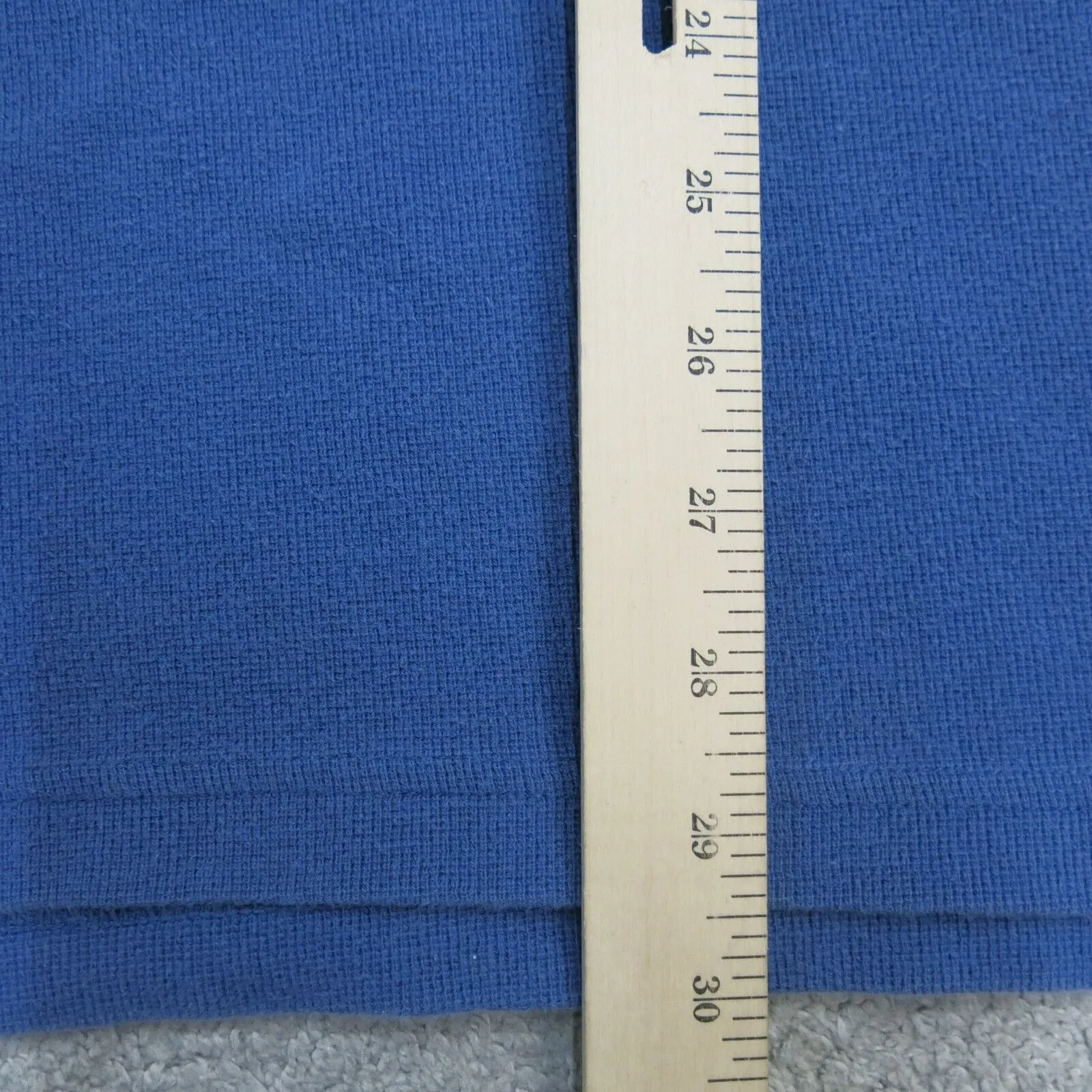 Duluth Shirt Men M Blue Long Sleeve Lightweight Outdoor Henley Tee Cotton Casual