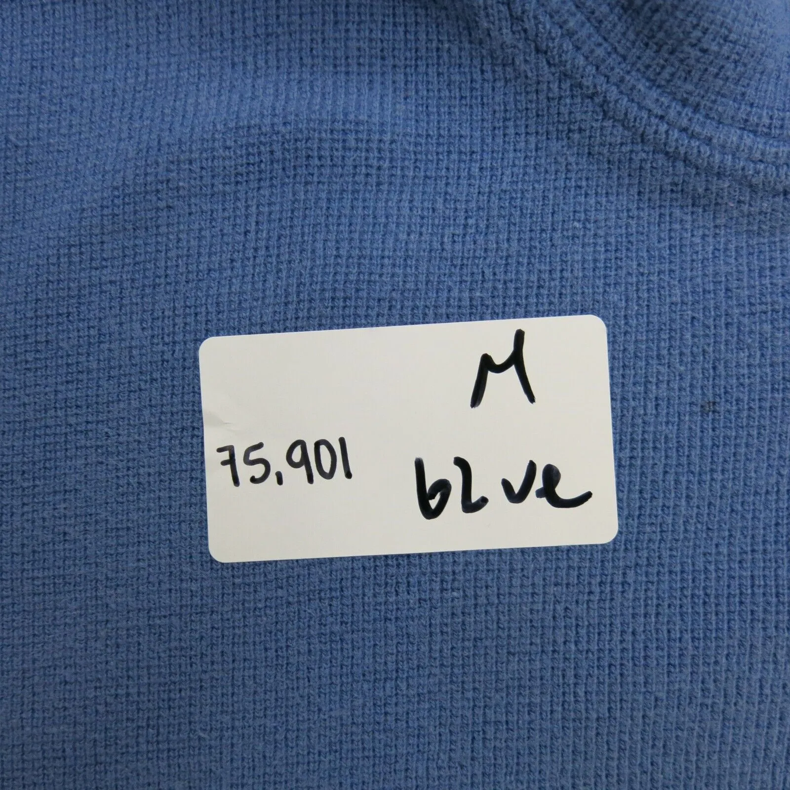 Duluth Shirt Men M Blue Long Sleeve Lightweight Outdoor Henley Tee Cotton Casual