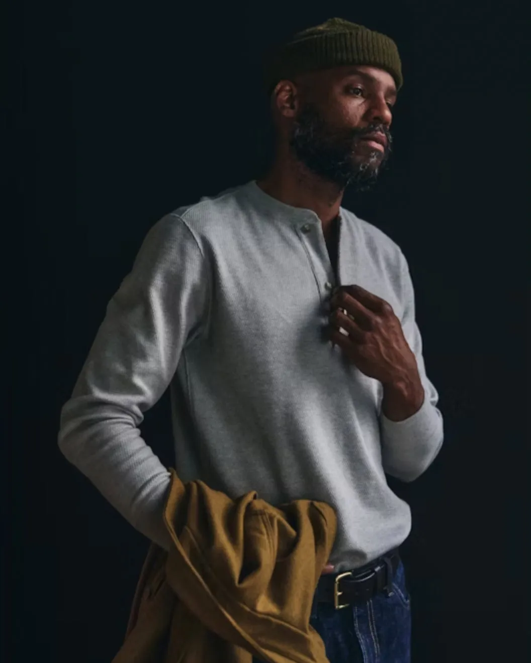 FILSON WAFFLE KNIT THERMAL HENLEY