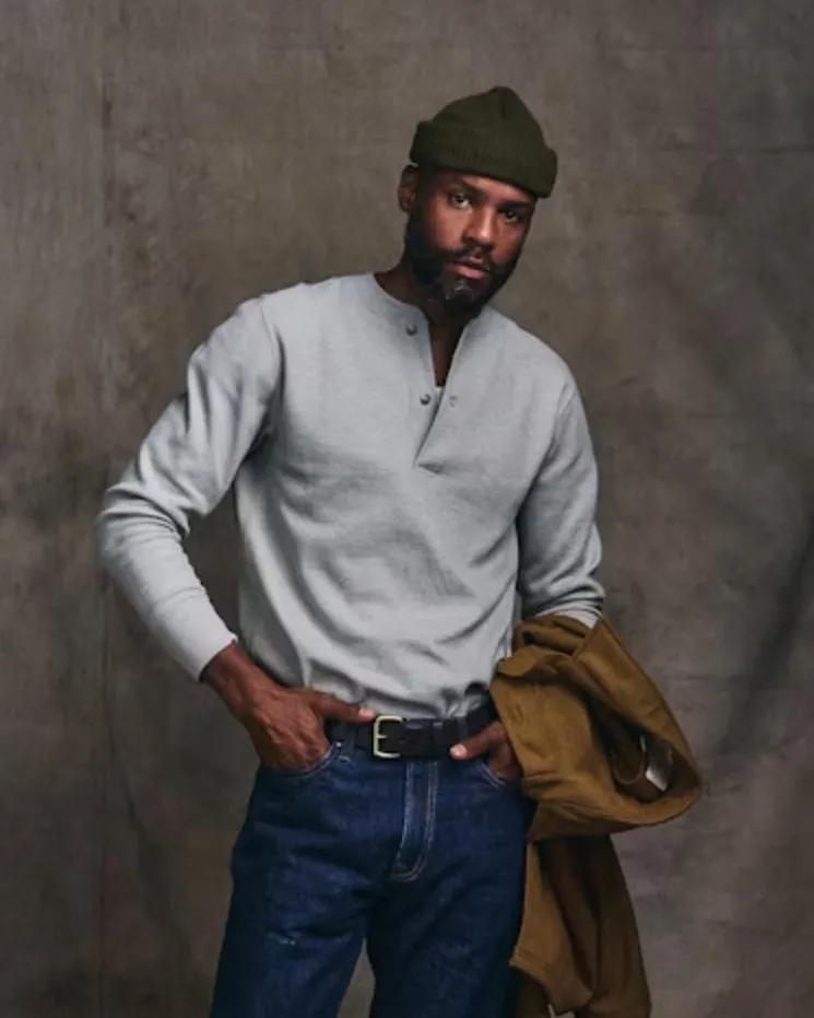 FILSON WAFFLE KNIT THERMAL HENLEY