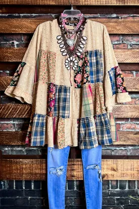 Graceful Beauty Multi-Color Tunic