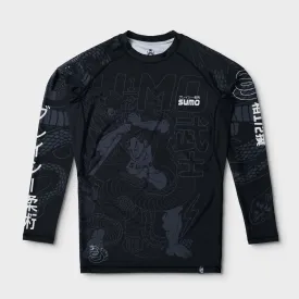 Half Sumo "Black Mamba" Long Sleeve Rash Guard