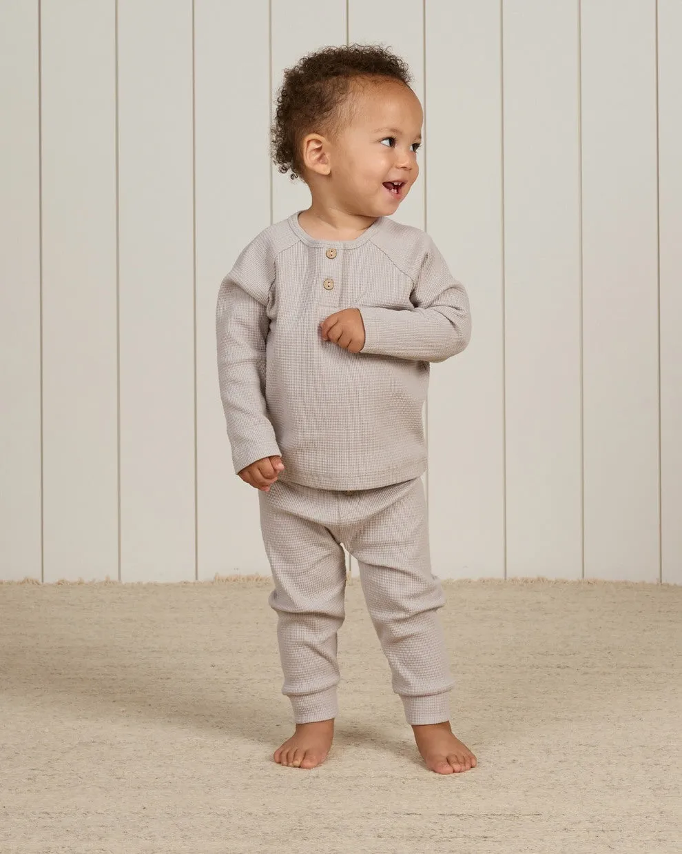 HENLEY KNIT TOP