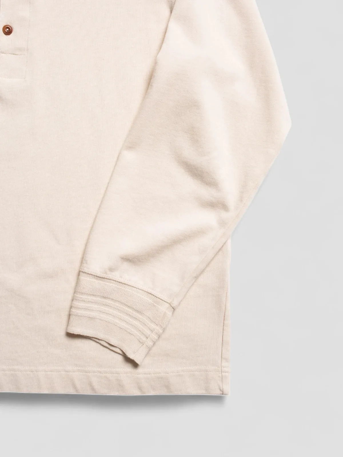 Henley LS Tee - Ecru