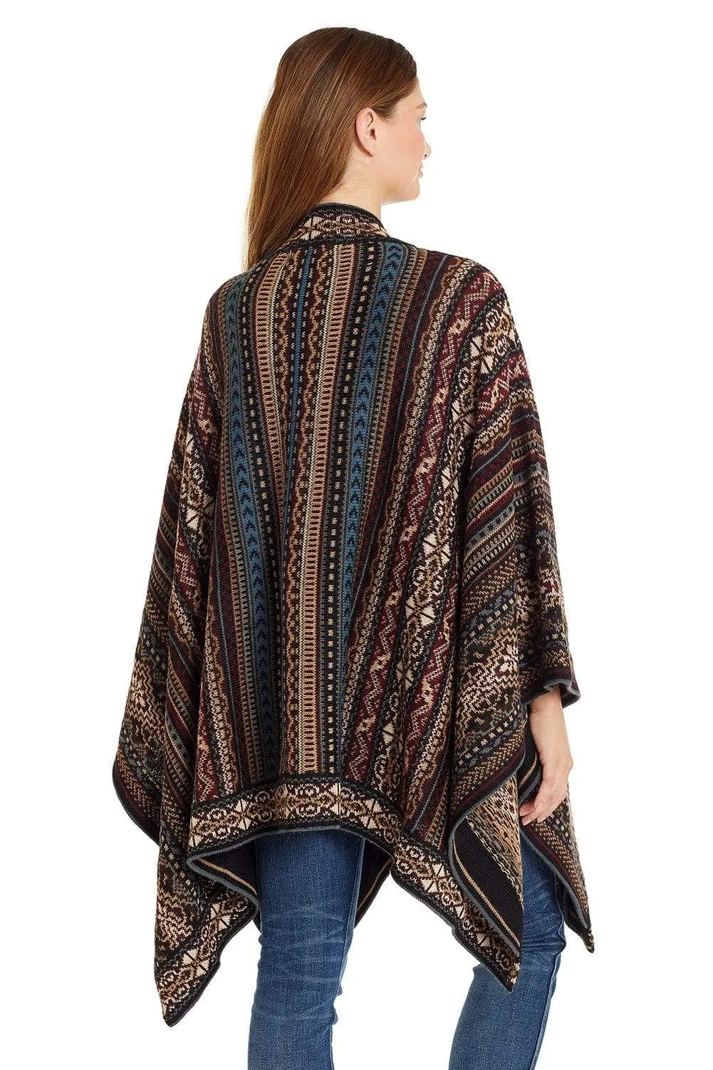 Huari Alpaca Poncho - Women's Ruana Wrap