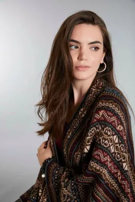 Huari Alpaca Poncho - Women's Ruana Wrap