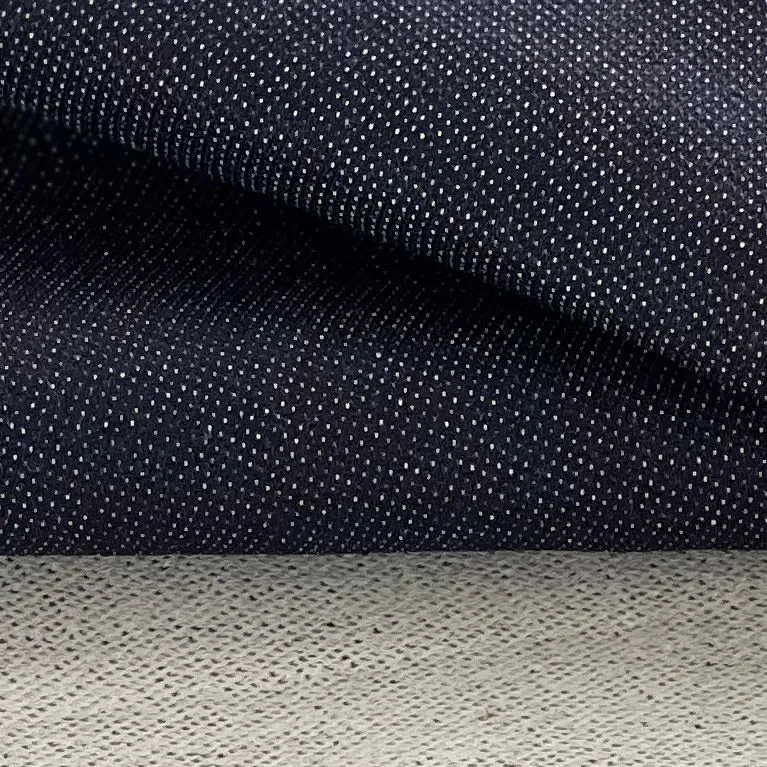 Indigo Loop-Backed Mechanical Stretch Denim 9 Ounce - SKU 7576 #U159