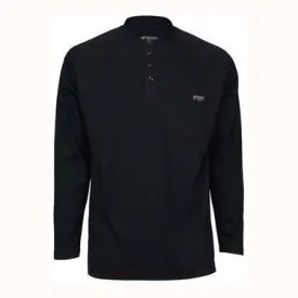 MCR Safety FR Navy Henley Cotton Shirt H1N