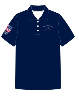 MEN POLO SHIRT TOP SHORT SLEEVE NAVY | TRED AVON YACHT CLUB | PSNLZ'D