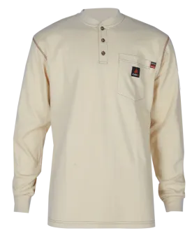 MFRCSHNLY-SAND Men's FR Henley T-Shirt