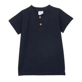Milky Indigo Henley - Indigo Marle