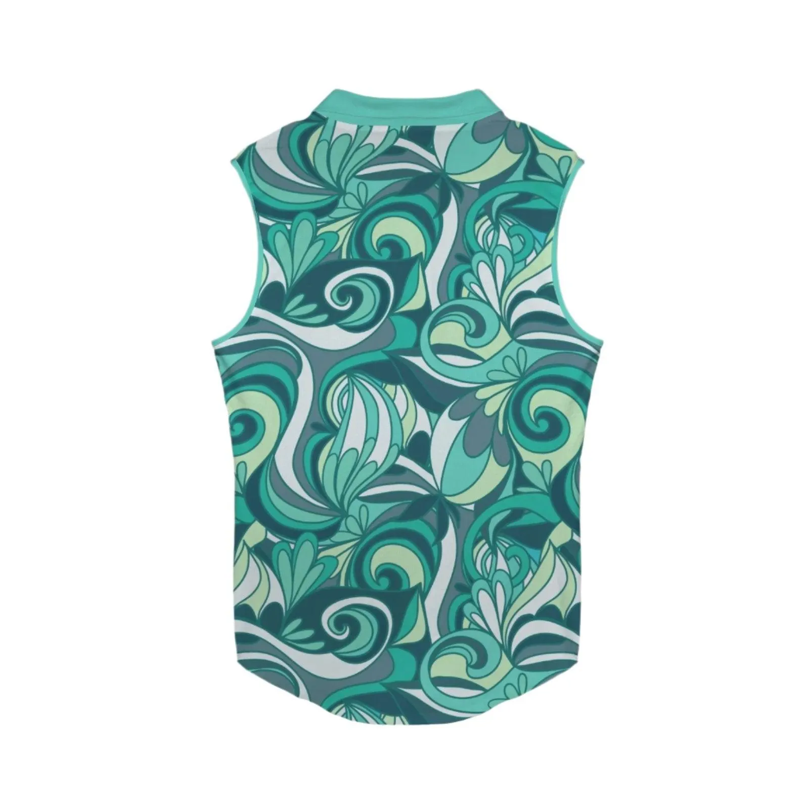 Mima Sleeveless Polo Top