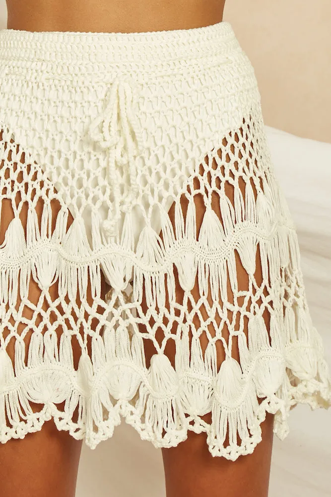 Morning In Ubud Skirt Cream