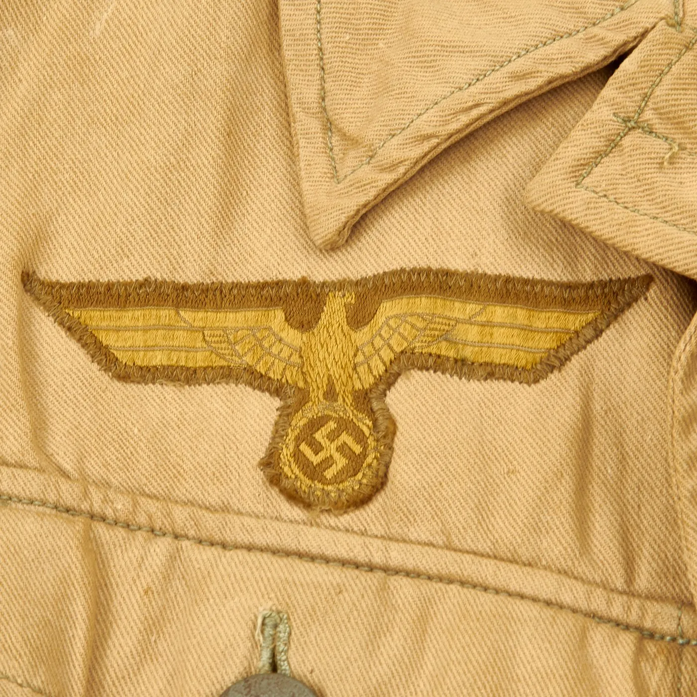 Original German WWII Afrika Korps Italian Campaign Coastal Artillery Tunic