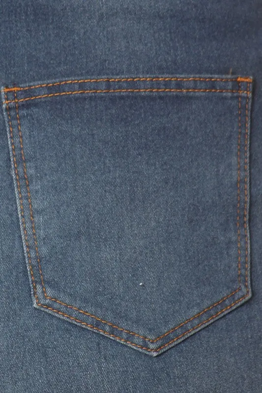 Plus - Ladies' Overall Denim Dress