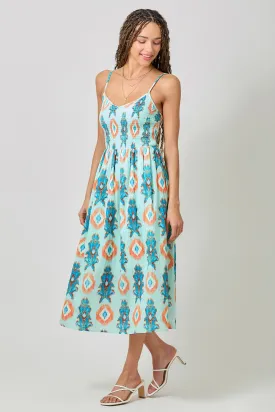 Printed Gauze Dress