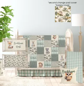 RESERVED for Suzie - Custom Crib Bedding and Nursery Items