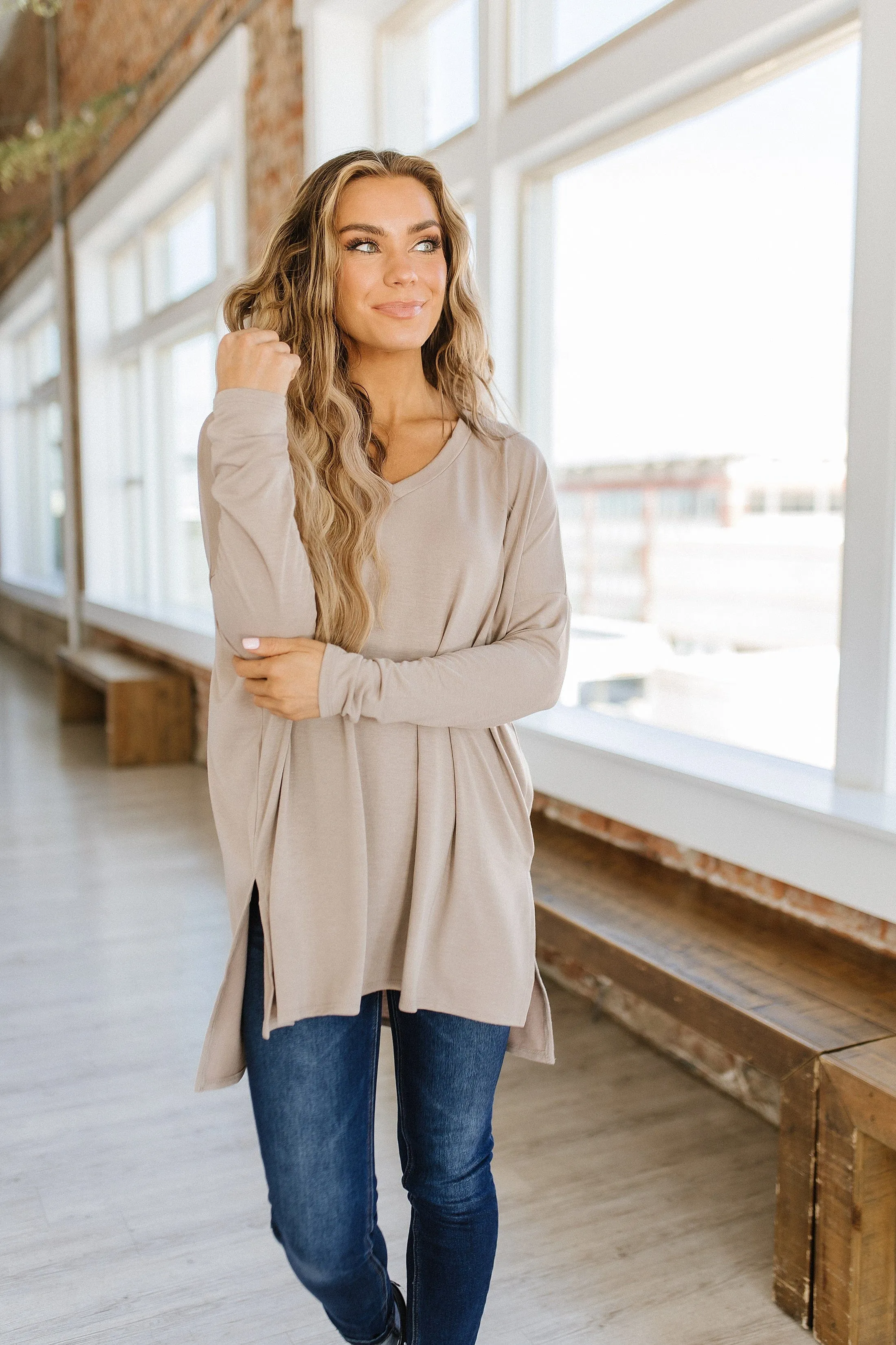 SALE - Quinn Dolman V-Neck Tunic Size 3XL
