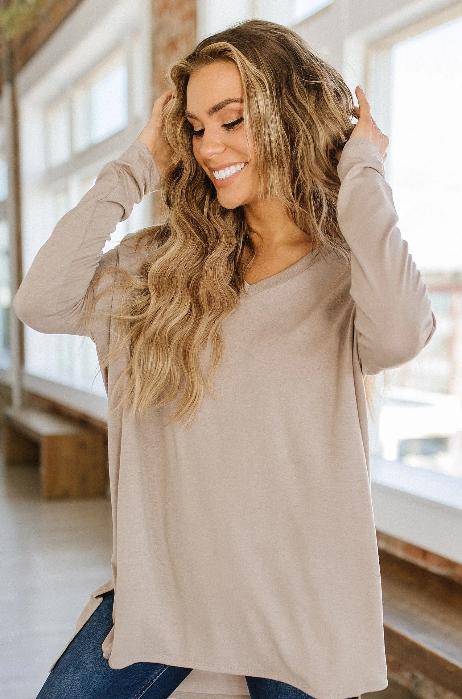 SALE - Quinn Dolman V-Neck Tunic Size 3XL