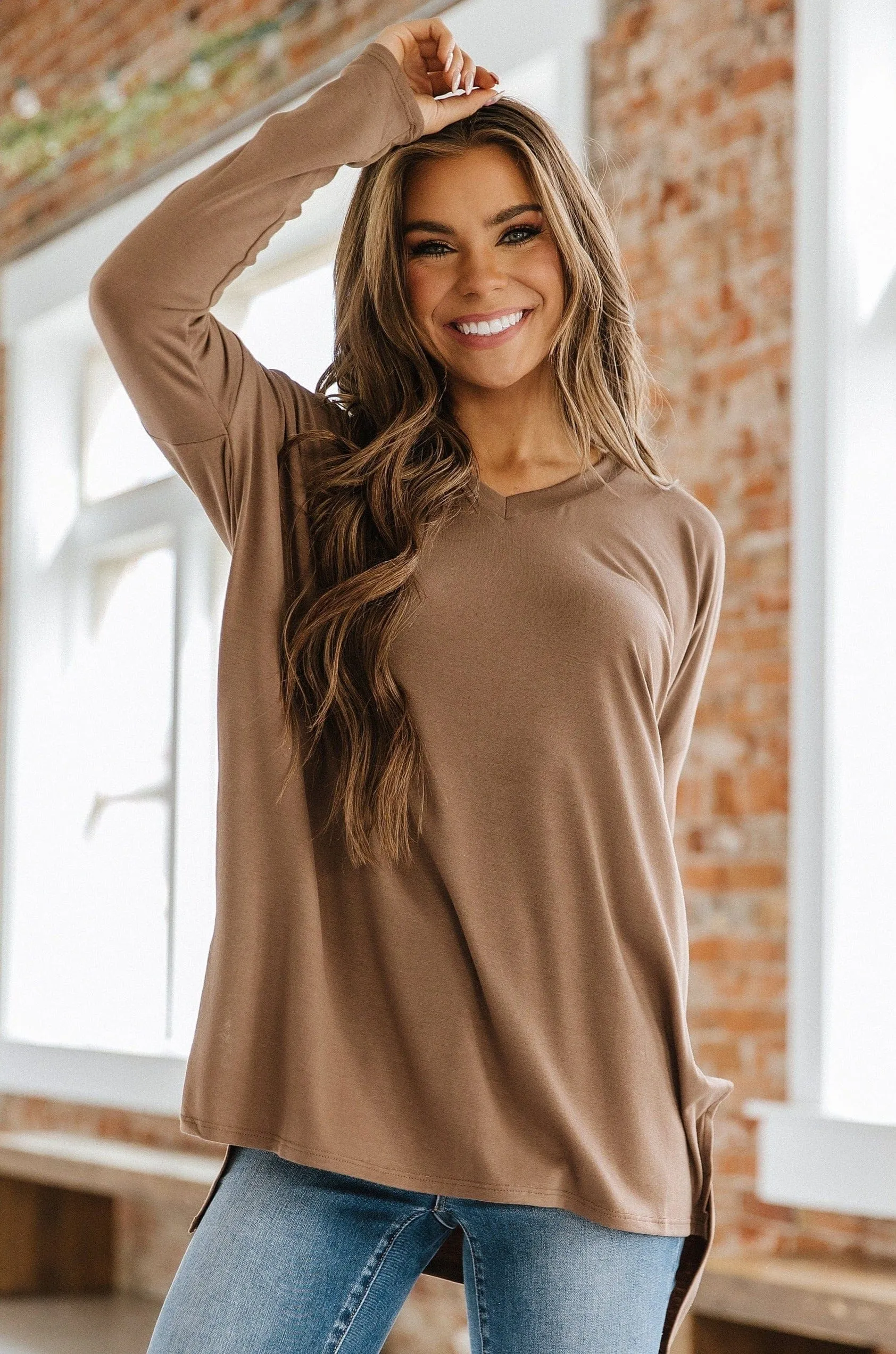 SALE - Quinn Dolman V-Neck Tunic Size 3XL