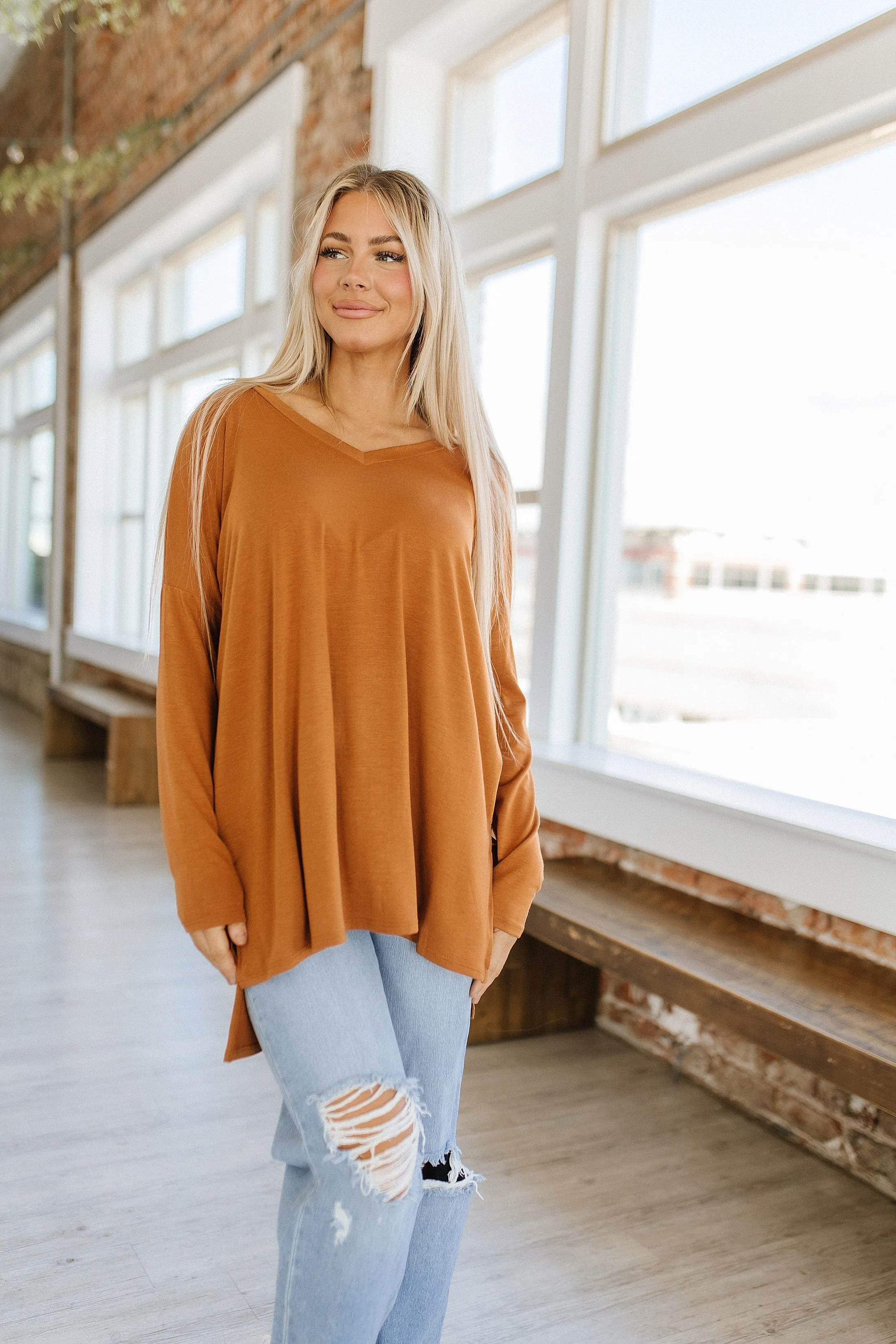 SALE - Quinn Dolman V-Neck Tunic Size 3XL