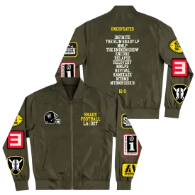 Shady Football Lightweight Bomber Jacket (Green)