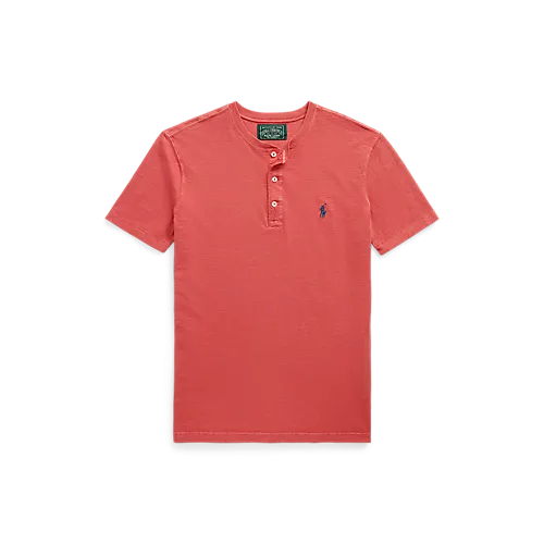 Slub Jersey Henley T-Shirt