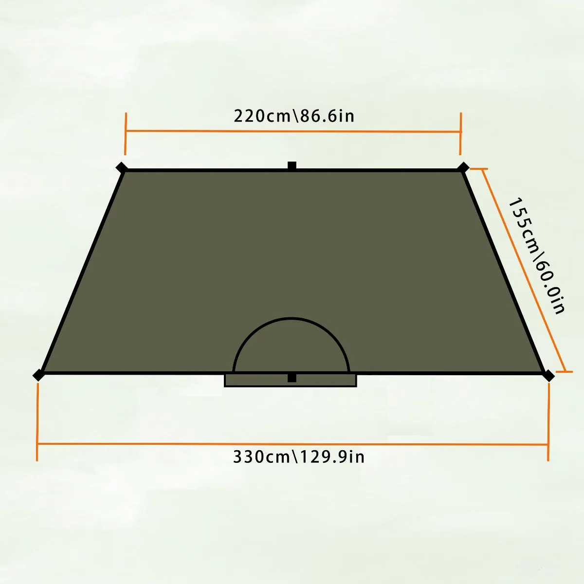 Solitary Ultralight Cape Shelter