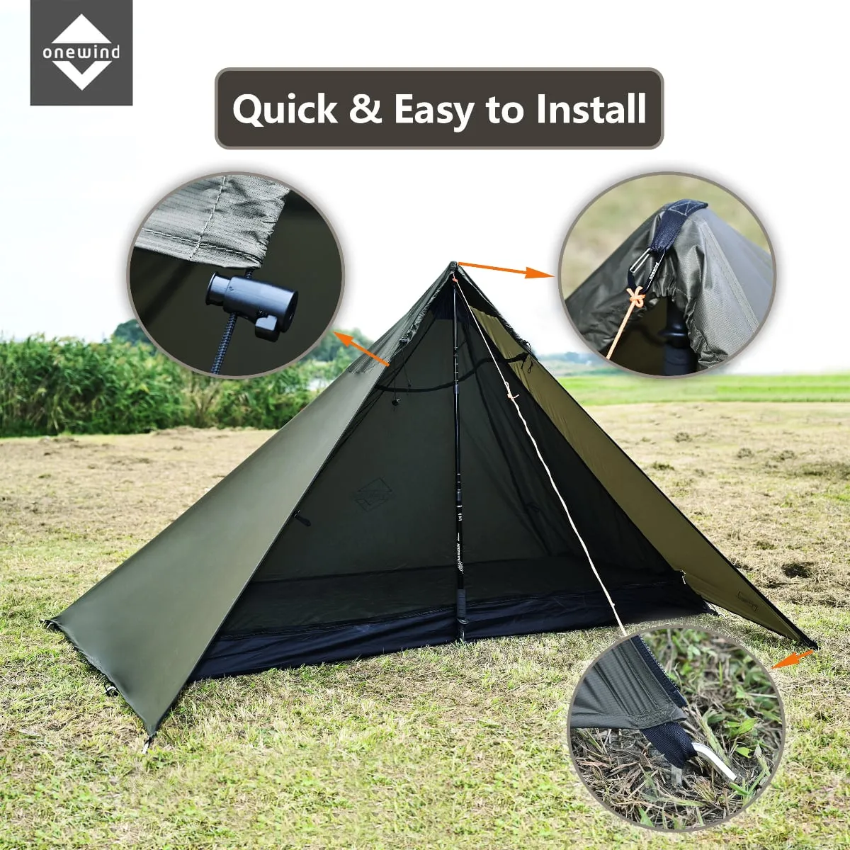 Solitary Ultralight Cape Shelter
