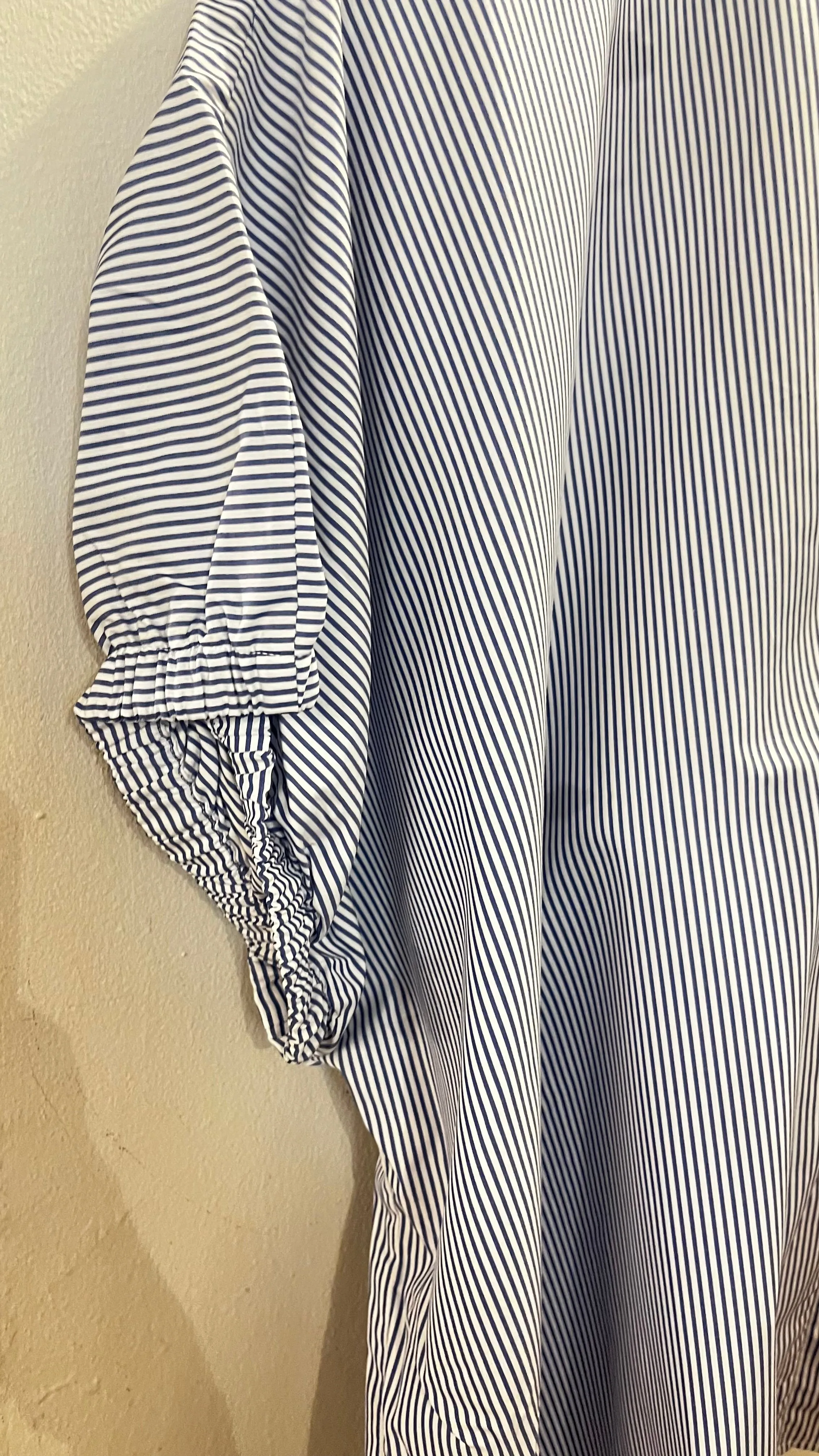 SoS Shirt Henley Shirt in Navy Stripe