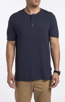Stone Rose TriBlend Short-Sleeve Henley