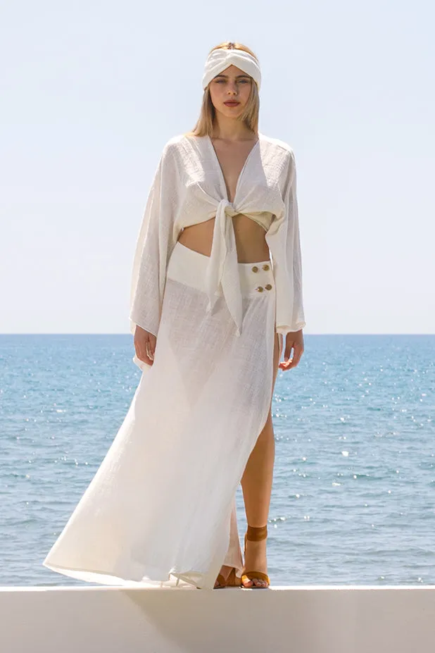 Sun Sea & Roses – Elisabetta Skirt White
