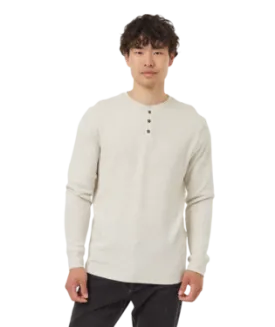 Ten Tree Mens TreeWaffle Henley Longsleeve